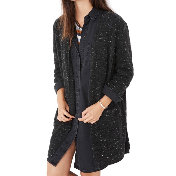Madewell Sweaters - Madewell Donegal Kent Open Front Cardigan Sweater